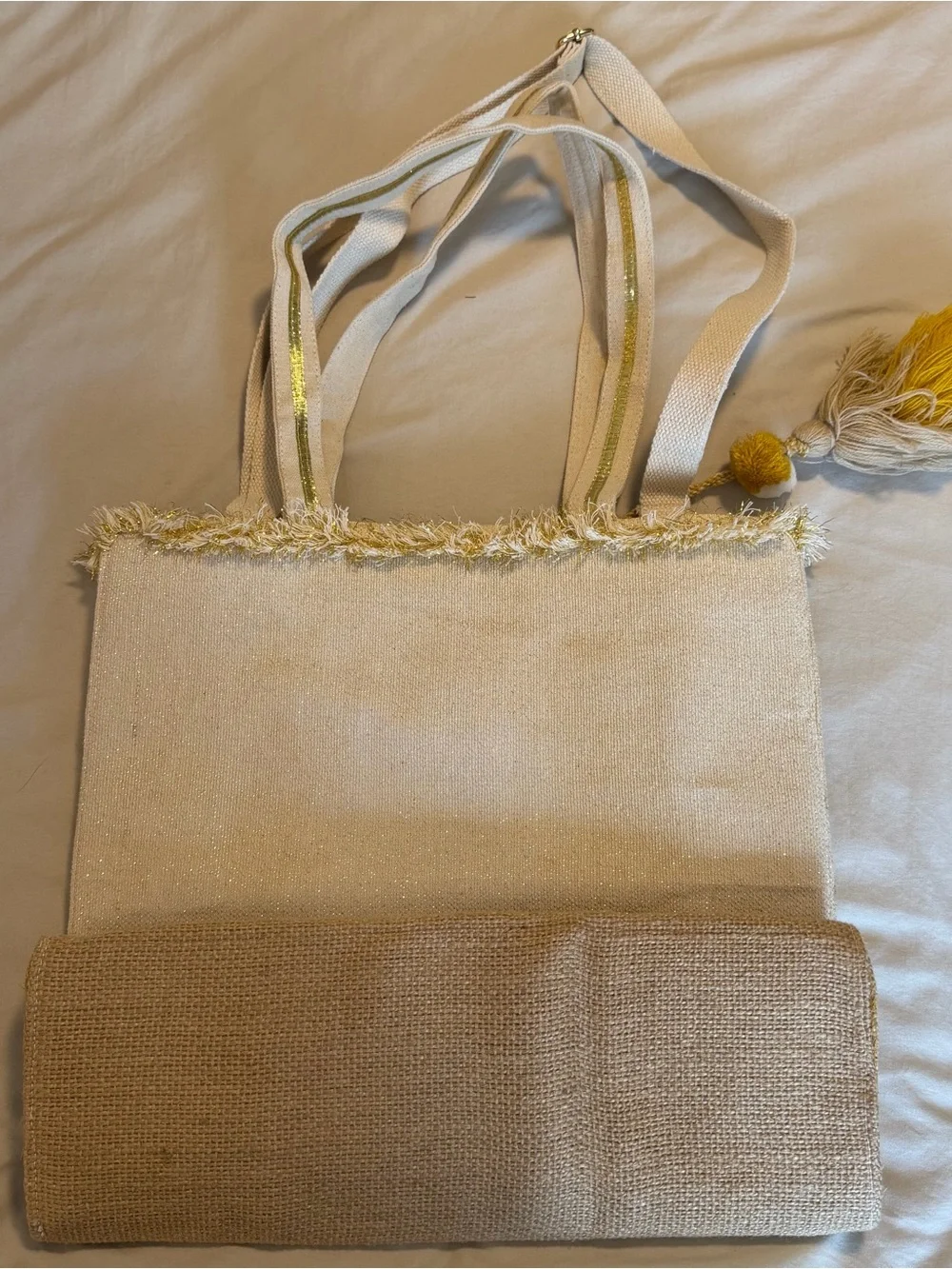 The Nashville Blonde cream canvas